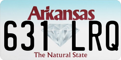AR license plate 631LRQ