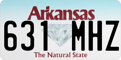 AR license plate 631MHZ