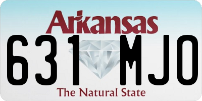 AR license plate 631MJO