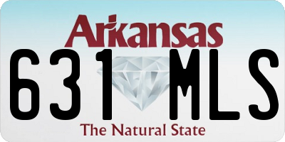 AR license plate 631MLS