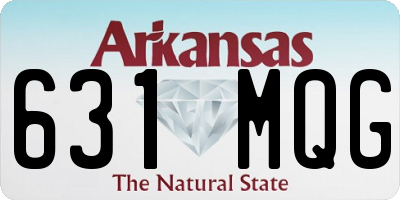 AR license plate 631MQG