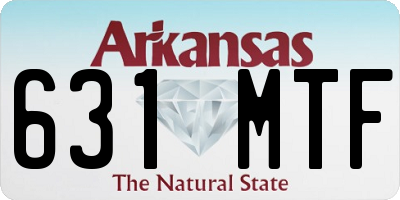 AR license plate 631MTF