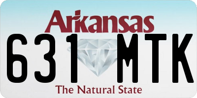 AR license plate 631MTK