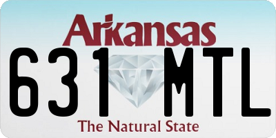 AR license plate 631MTL