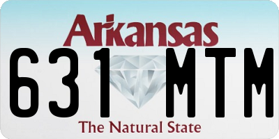 AR license plate 631MTM