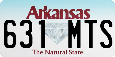 AR license plate 631MTS