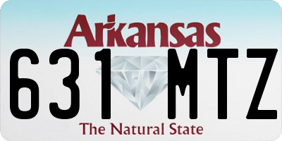 AR license plate 631MTZ