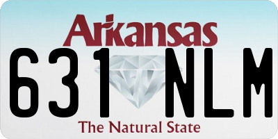 AR license plate 631NLM