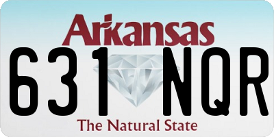 AR license plate 631NQR
