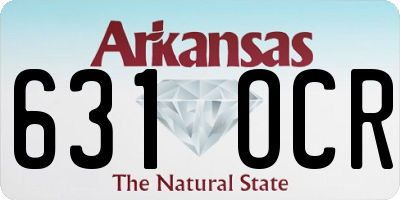 AR license plate 631OCR