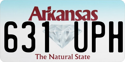 AR license plate 631UPH