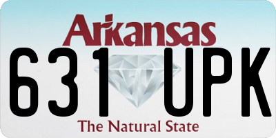 AR license plate 631UPK