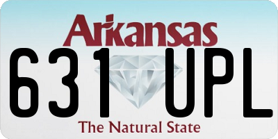 AR license plate 631UPL