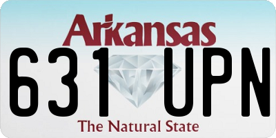 AR license plate 631UPN