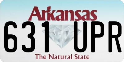 AR license plate 631UPR