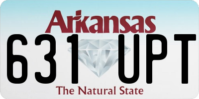 AR license plate 631UPT