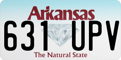 AR license plate 631UPV
