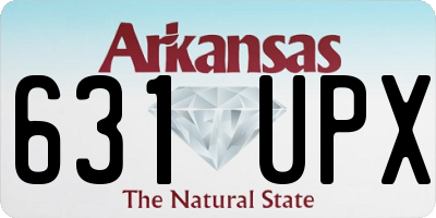 AR license plate 631UPX