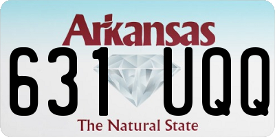 AR license plate 631UQQ