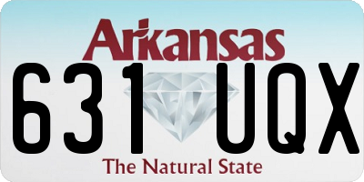 AR license plate 631UQX