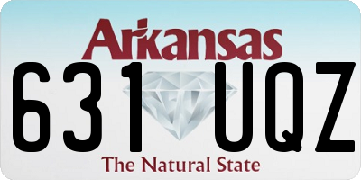 AR license plate 631UQZ