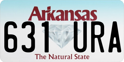 AR license plate 631URA