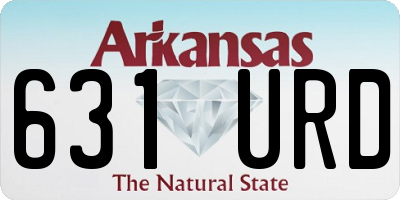 AR license plate 631URD