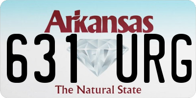 AR license plate 631URG