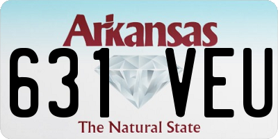 AR license plate 631VEU