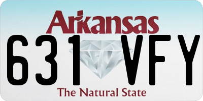 AR license plate 631VFY