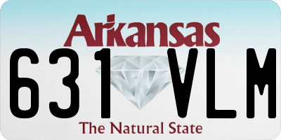 AR license plate 631VLM