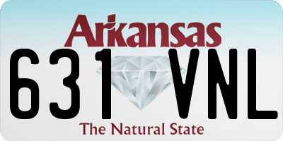 AR license plate 631VNL