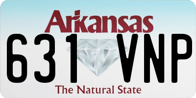 AR license plate 631VNP