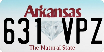 AR license plate 631VPZ