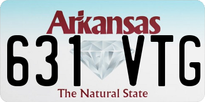 AR license plate 631VTG
