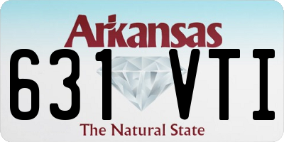 AR license plate 631VTI