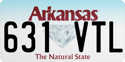 AR license plate 631VTL