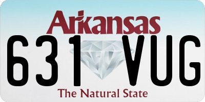 AR license plate 631VUG