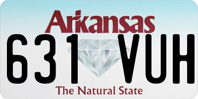 AR license plate 631VUH