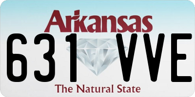 AR license plate 631VVE
