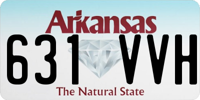 AR license plate 631VVH