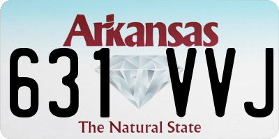 AR license plate 631VVJ