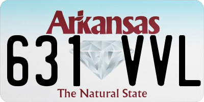 AR license plate 631VVL