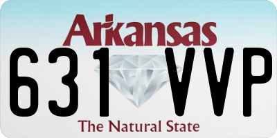 AR license plate 631VVP