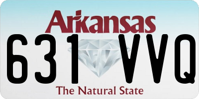 AR license plate 631VVQ