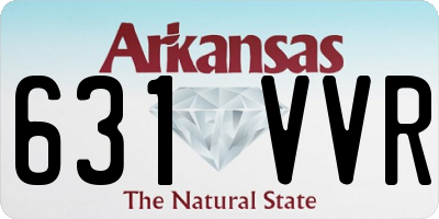 AR license plate 631VVR