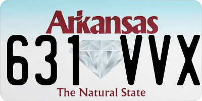 AR license plate 631VVX
