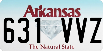 AR license plate 631VVZ
