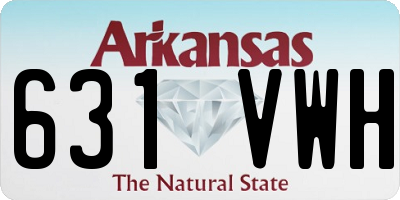 AR license plate 631VWH