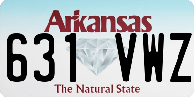 AR license plate 631VWZ